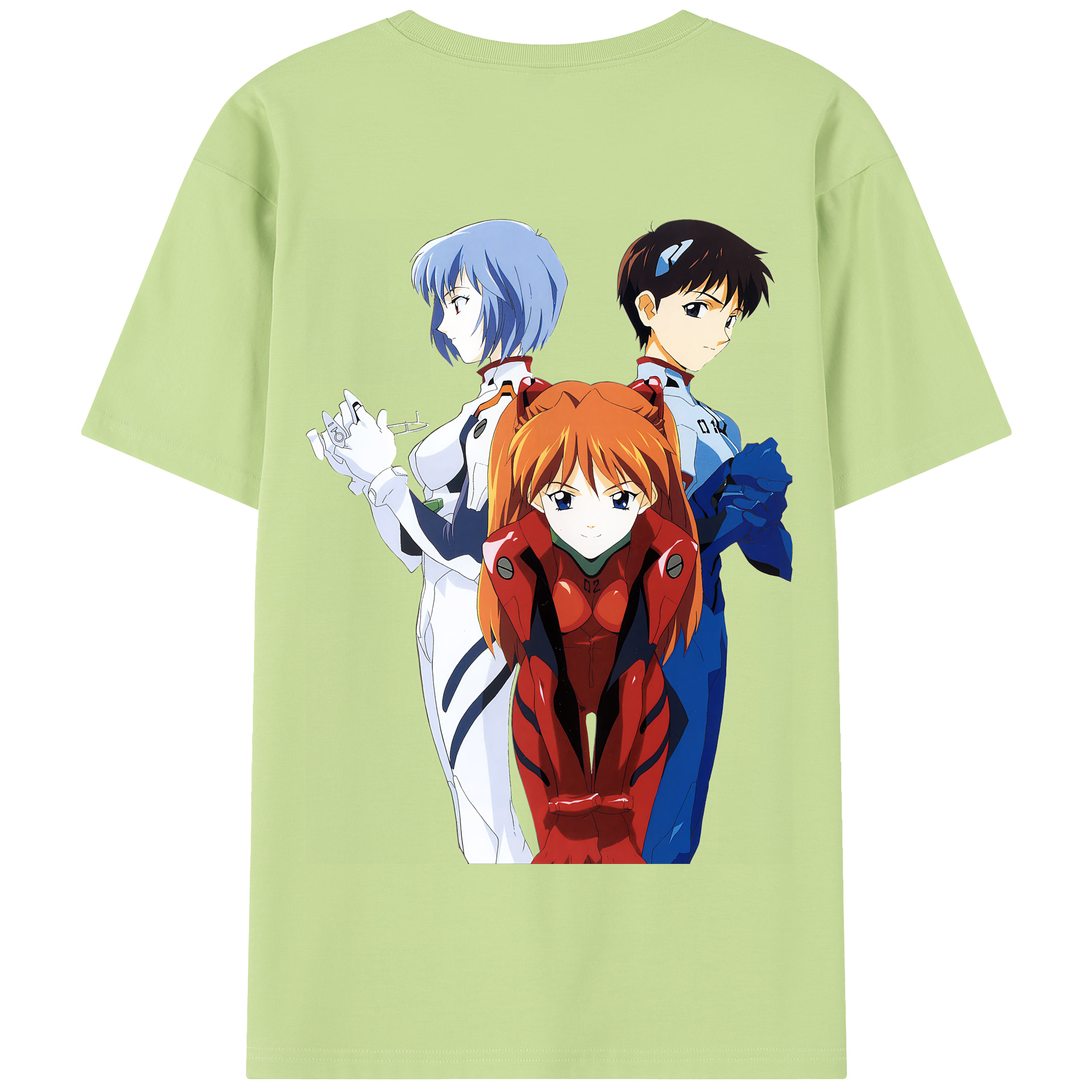 （画像用） EVA 新世紀エヴァンゲリオン 綿100％半袖Tシャツ（背面プリント）